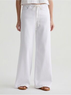 AG Stella Cinched Low Slung Palazzo Jeans